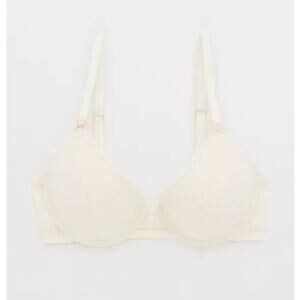 Aerie Show Off Lace Plunge Push Up Bra 32D